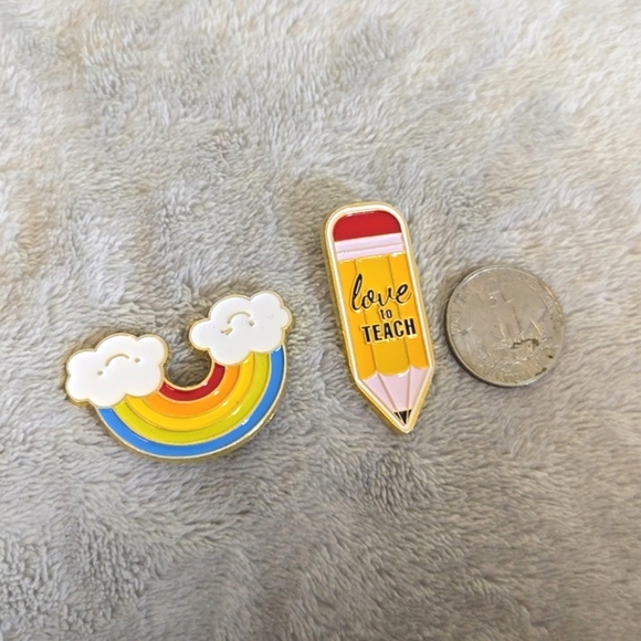 #262 RAINBOW and pensil pin - Picture 2 of 3